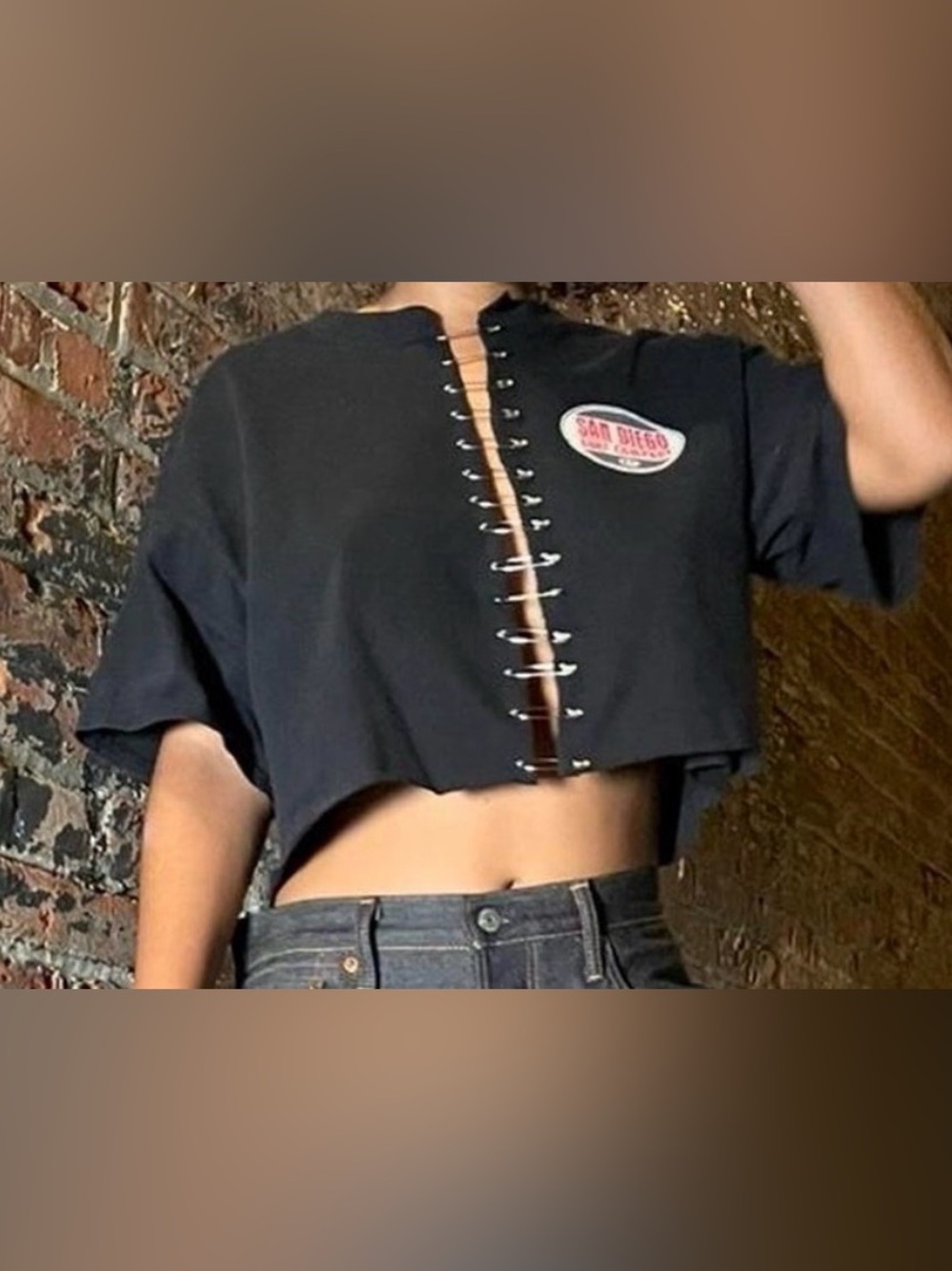 Vintage Harley Davidson reworked T shirt